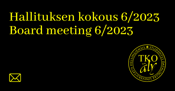 Hallituksen kokous 6/2023 // Board meeting 6/2023