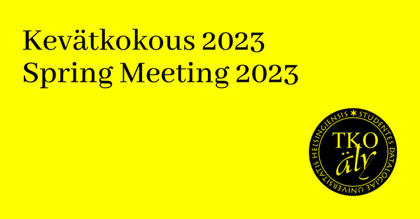 Kevätkokous 2023 // Spring meeting 2023
